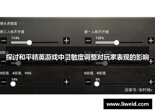探讨和平精英游戏中灵敏度调整对玩家表现的影响